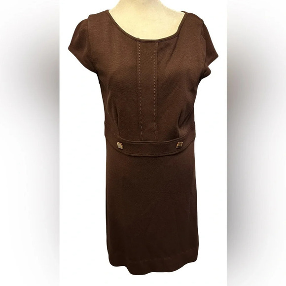 Lilly Pulitzer Dresses & Skirts - Lilly Pulitzer Vintage Brown Business Casual Dress Size 8